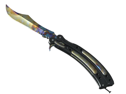 Case Hardened Butterfly Knife